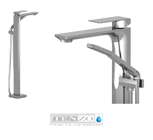 Slik Freestanding Tub Filler (Chrome)